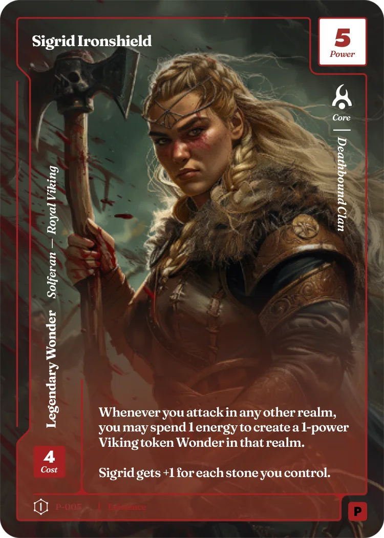 Sigrid Ironshield Alt Art (Survey Promo)