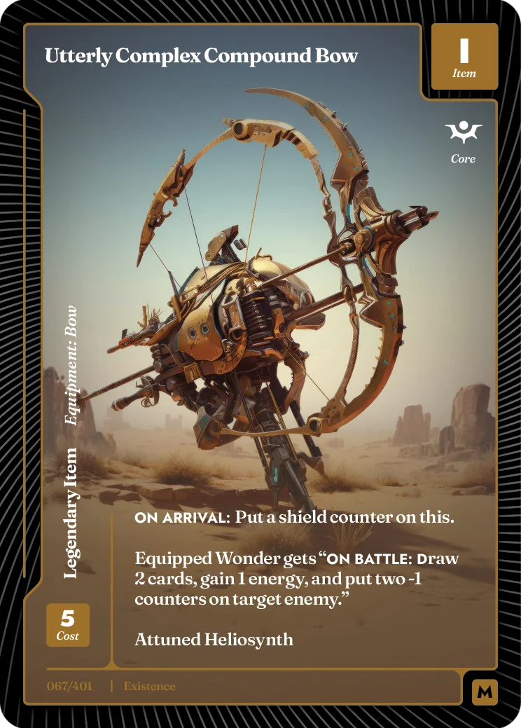 Utterly Complex Compound Bow