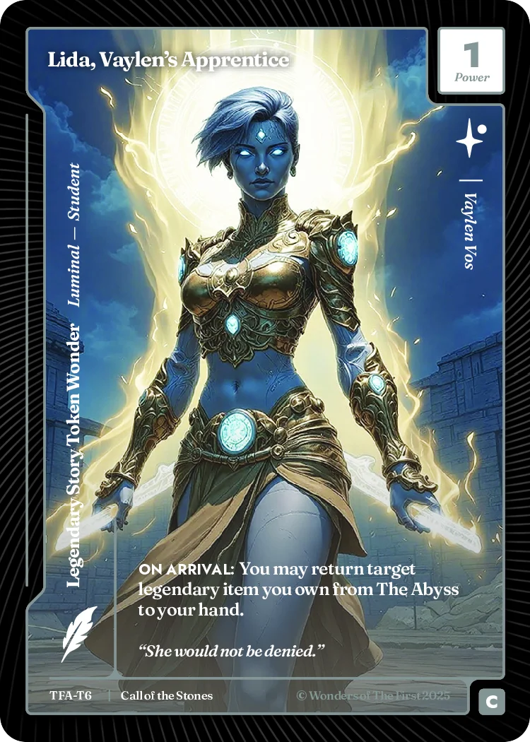 Lida, Vaylen's Apprentice
