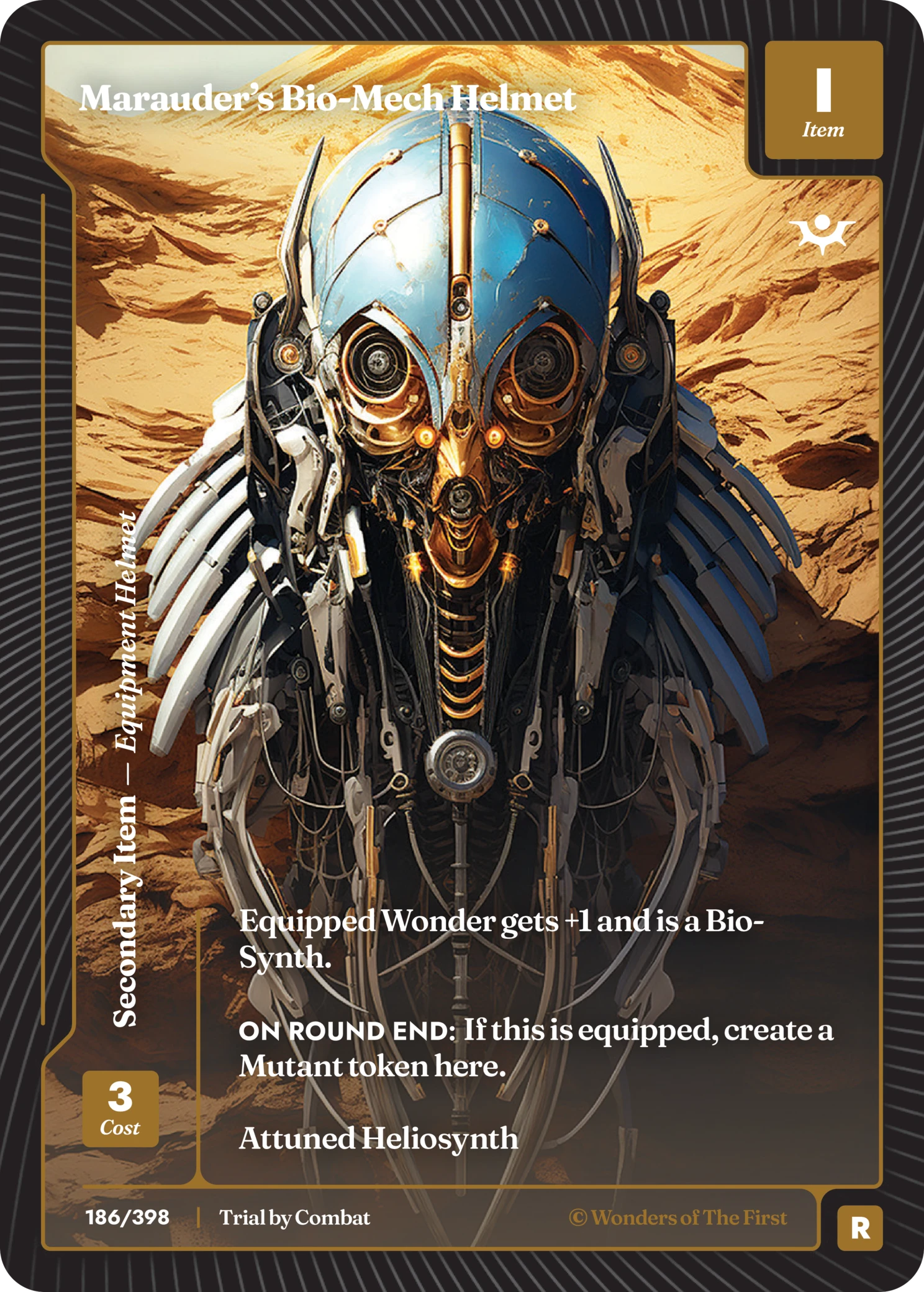 Marauder's Bio-Mech Helmet