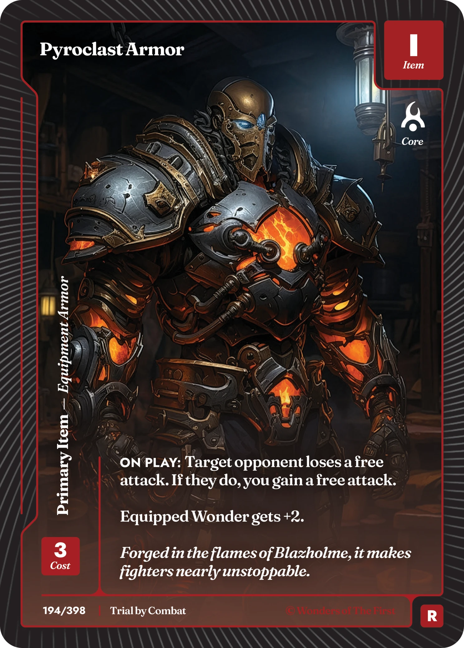 Pyroclast Armor
