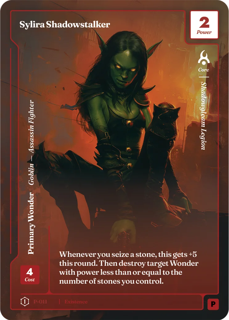 Sylira Shadowstalker FF Alt Art (Early Backer Promo)