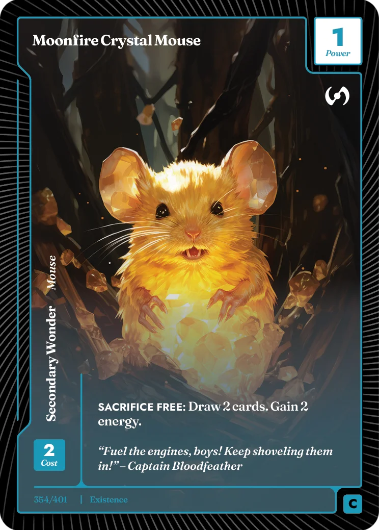 Moonfire Crystal Mouse