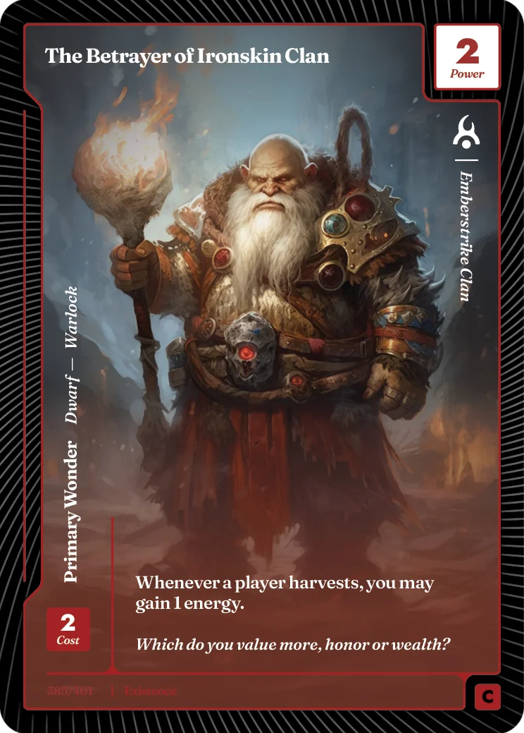 The Betrayer of Ironskin Clan