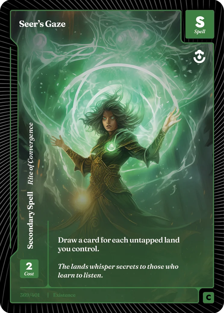 Seer's Gaze Alt Art (Baltimore SCGCon)