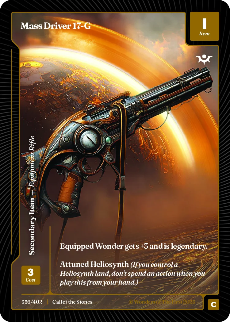 Mass Driver 17-G (Presale Promo)