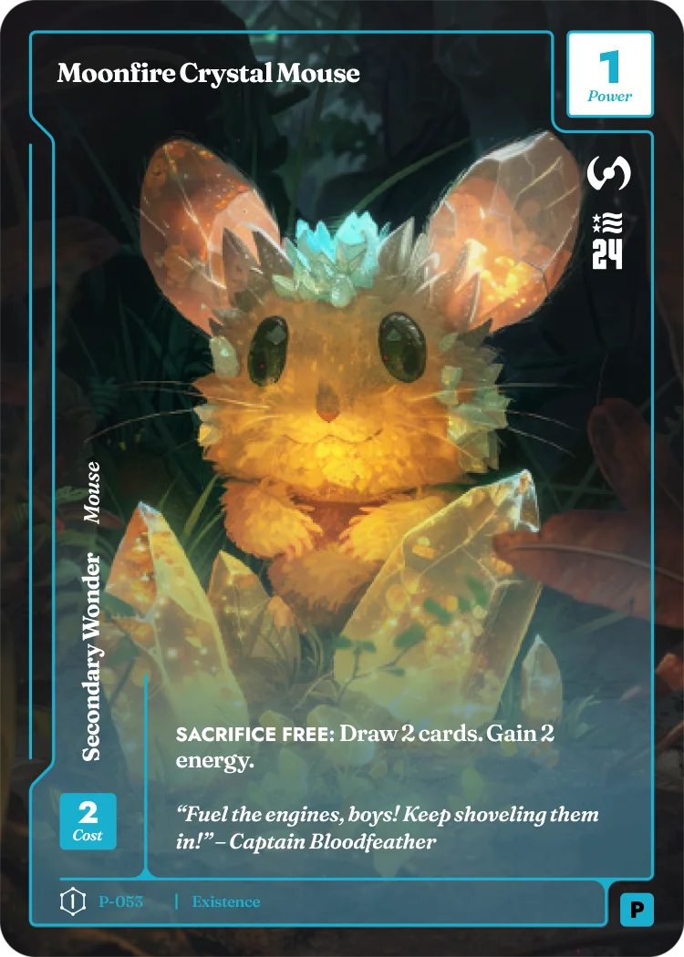 Moonfire Crystal Mouse Alt Art (National)